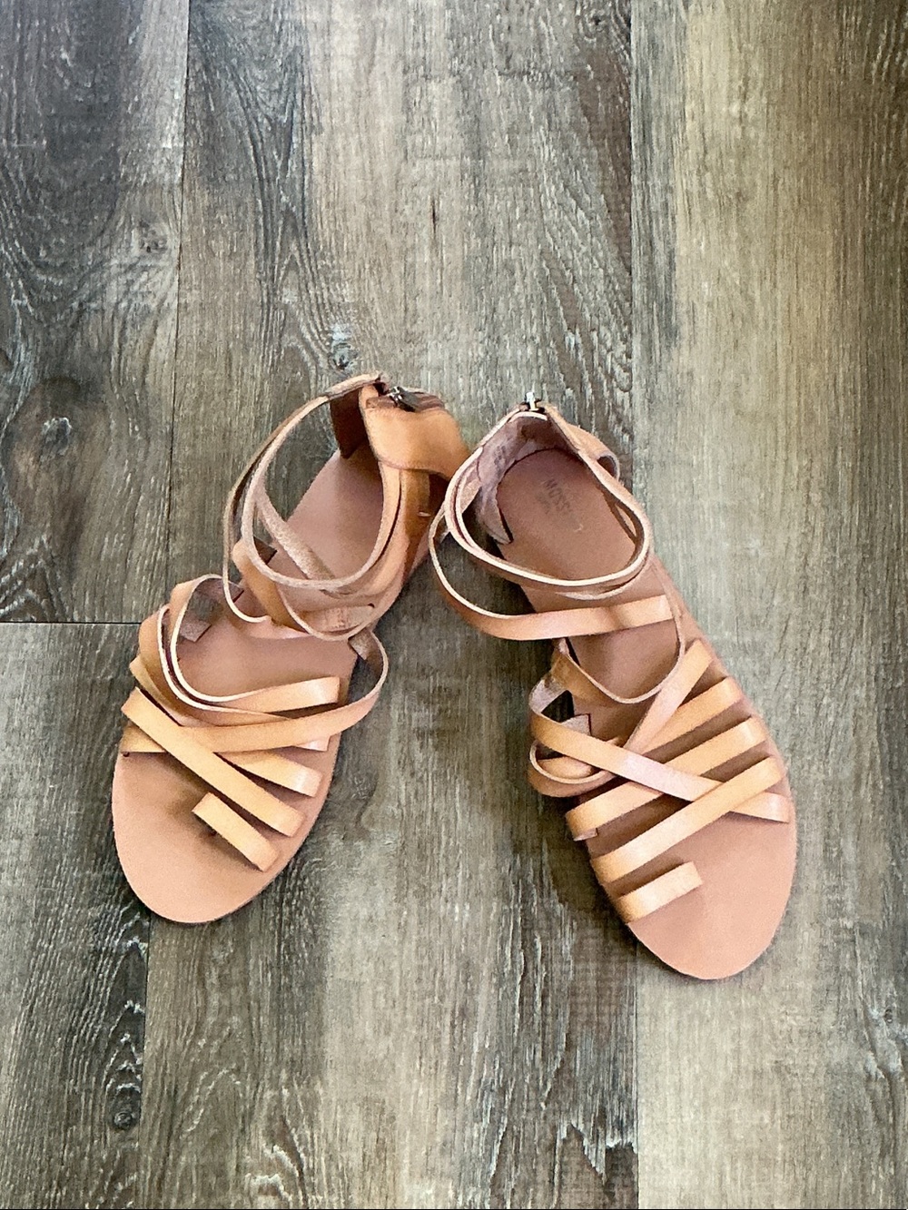Mossimo Supply Co. Women's Tan Strappy Gladiator Sandals